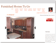 Tablet Screenshot of furnishedhomestogo.com